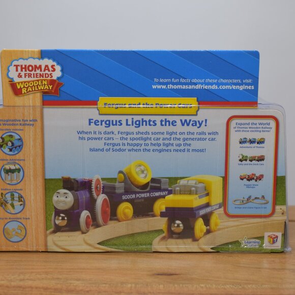 Fergus and the Power Car Learning Curve Thomas & Friends Real Wood Sealed 2011 - Picture 8 of 8